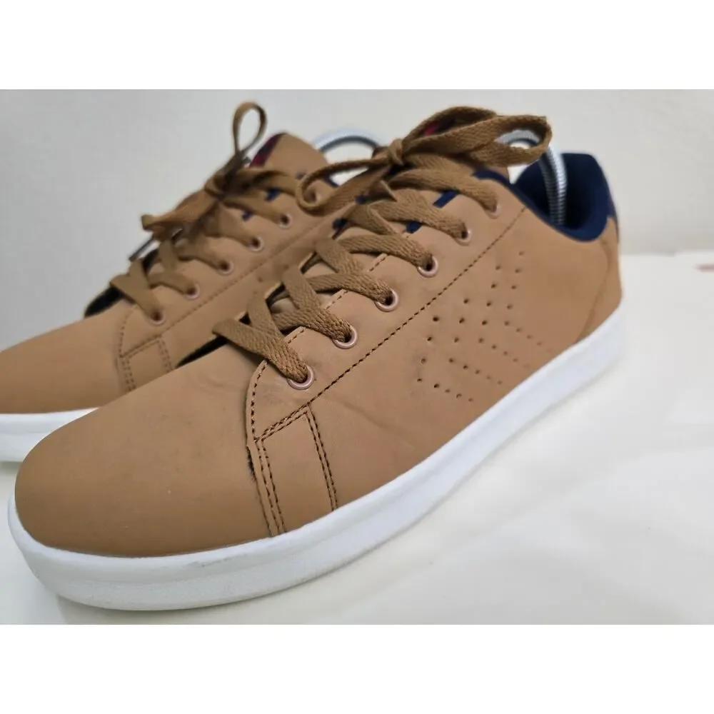 Hummel Casual Sneakers Tan Low Top Lace-Up  Men's Size 9 Modern